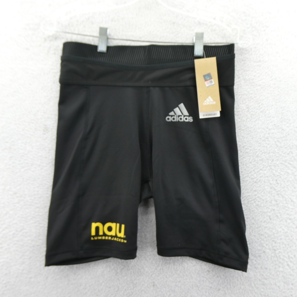 Adidas Shorts Womens Medium NAU Lumberjacks‎ Black Techfit Aeroready Primegreen